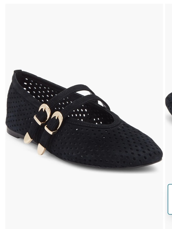 Steve Madden Shoes - Lissa Perforated Mary Jane Flat
Steve Madden, mesh ballet flat